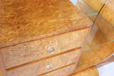 Art Deco Burr Maple Dressing Table