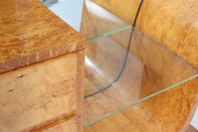 Art Deco Burr Maple Dressing Table