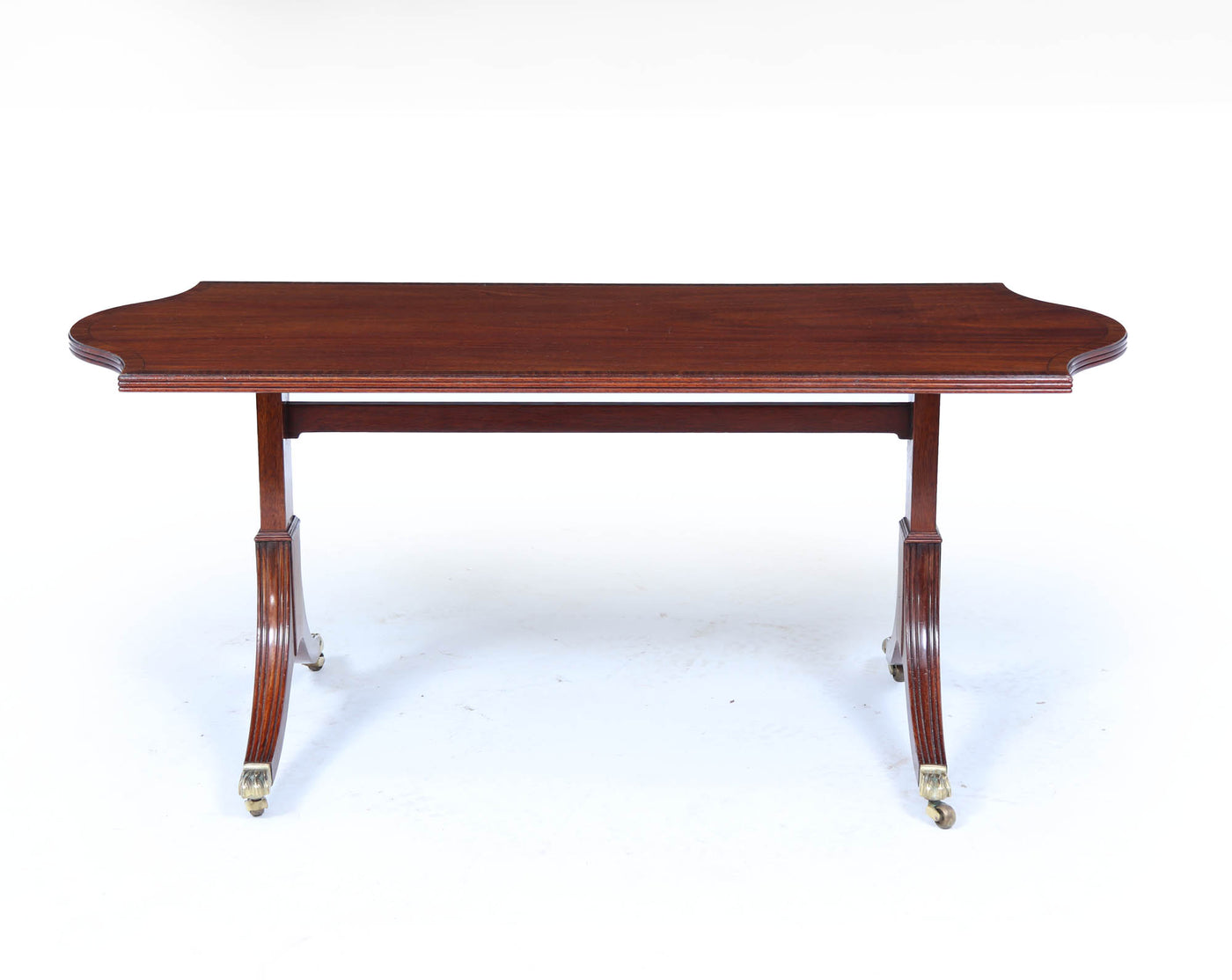 William Tillman Mahogany Coffee Table with Sabre Legs, c. 1960s
