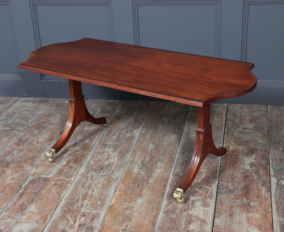 William Tillman Mahogany Coffee Table with Sabre Legs, c. 1960s