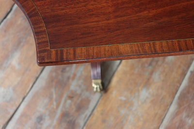 William Tillman Mahogany Coffee Table with Sabre Legs, c. 1960s