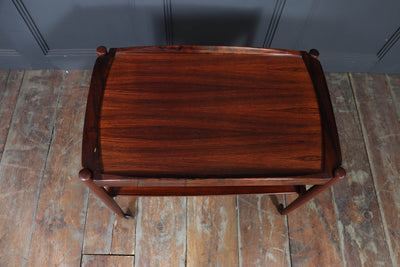 Mid-Century Danish Rosewood Drinks Trolley, 1960s