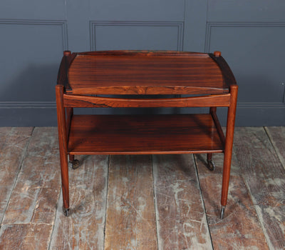 Mid-Century Danish Rosewood Drinks Trolley, 1960s