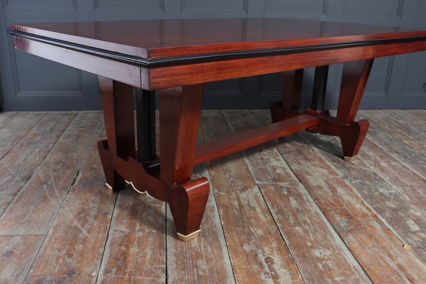 French Art Deco Dining Table by Jules Leleu, c.1930