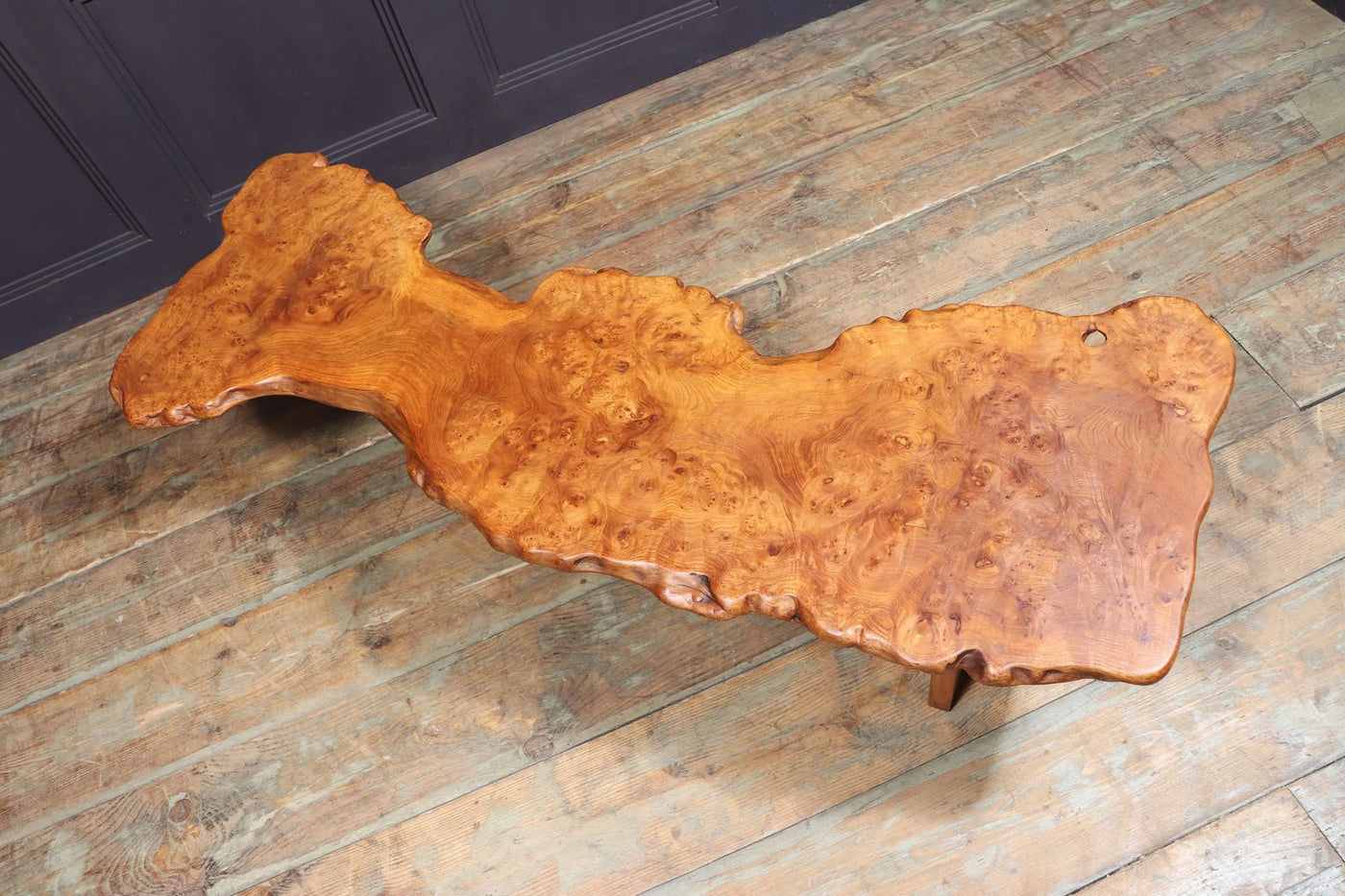 Mid Century Live Edge Coffee Table in the style of Nakashima