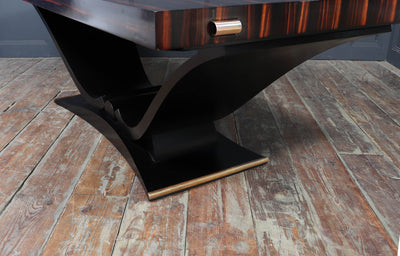 Art Deco Macassar Ebony 14 Seat Dining Table