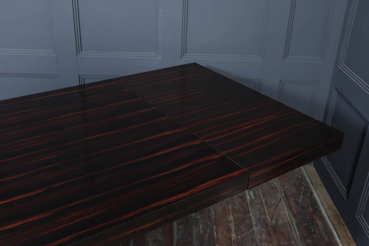 Art Deco Macassar Ebony 14 Seat Dining Table