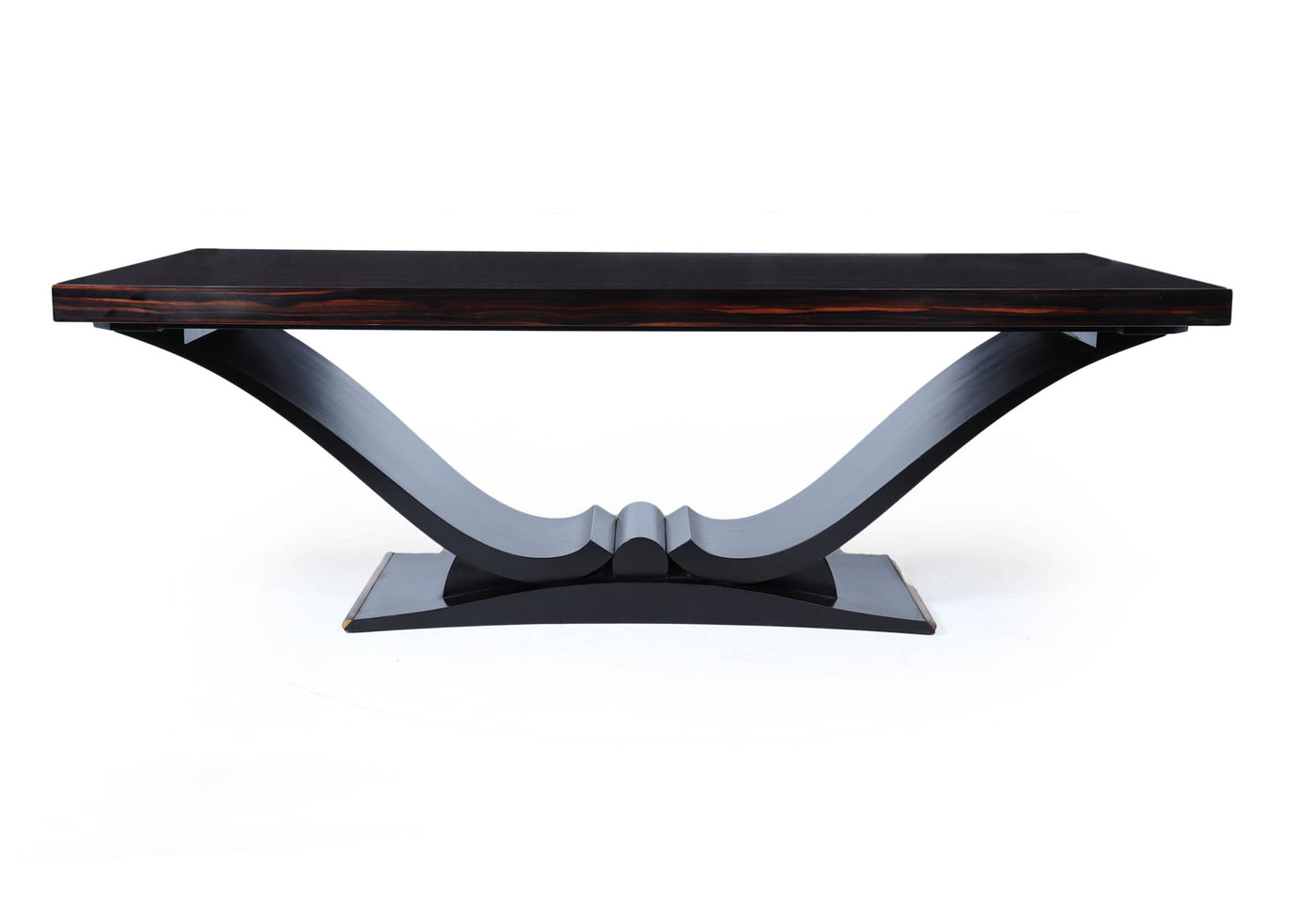 Art Deco Macassar Ebony 14 Seat Dining Table