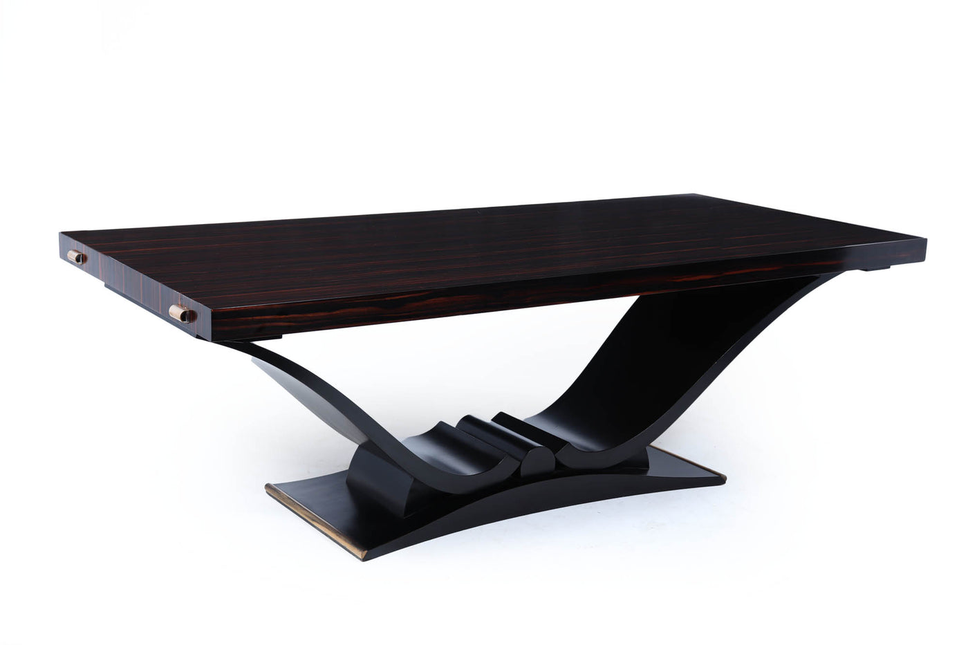 Art Deco Macassar Ebony 14 Seat Dining Table