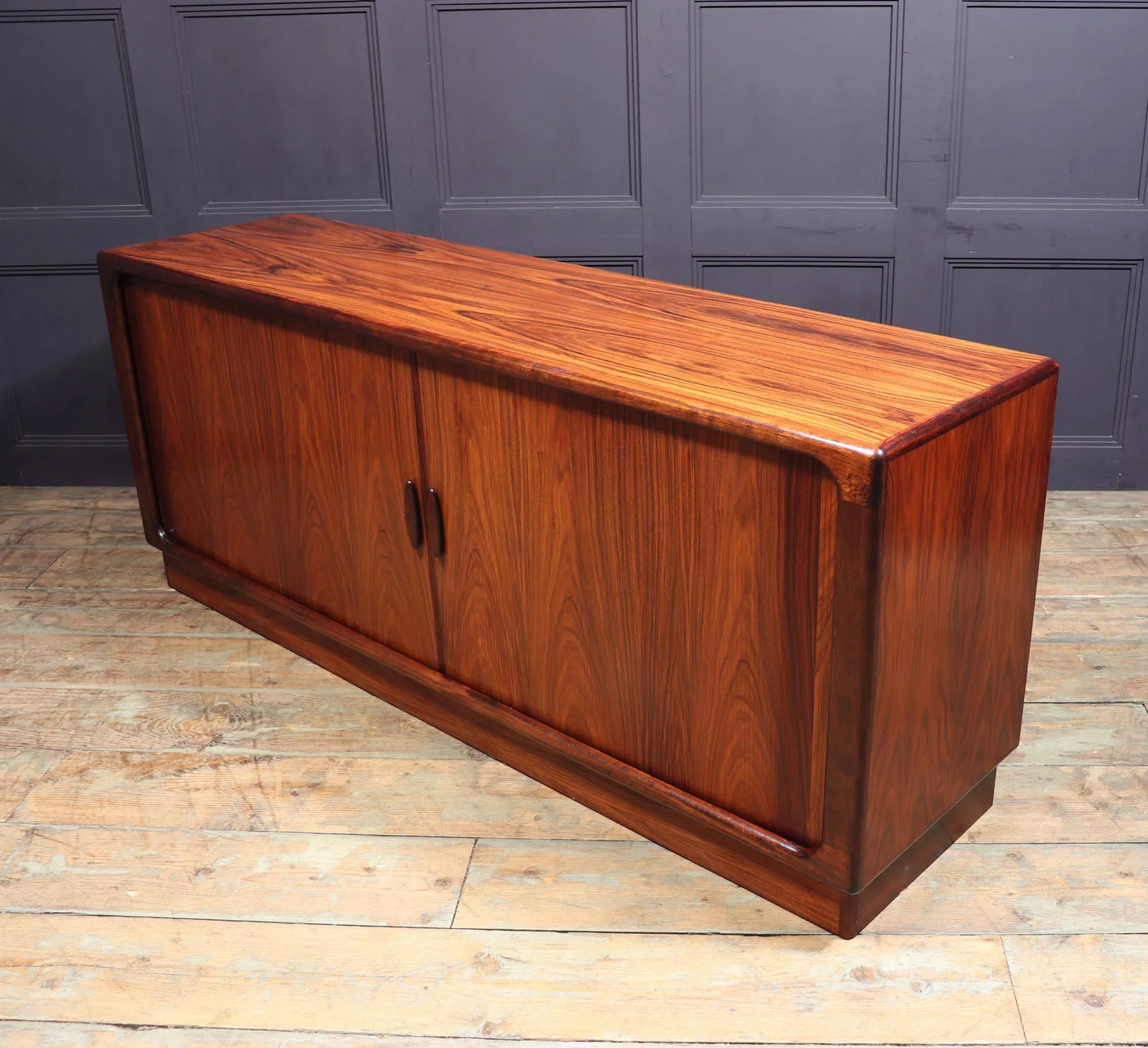 Mid Century Tambour Door Sideboard by Dyrlund