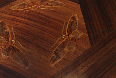 Art Nouveau Pedestal Table signed GUS