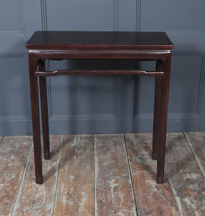Chinese Console Table / Scroll Table in Hardwood, Circa 1900