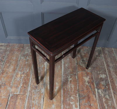 Chinese Console Table / Scroll Table in Hardwood, Circa 1900