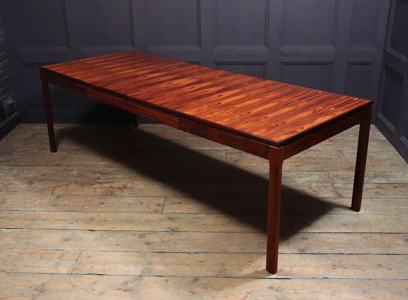 Mid Century Rosewood Dining Table by Bruksbo