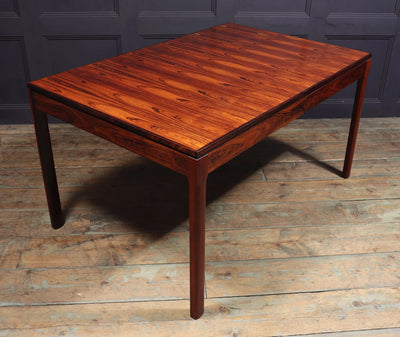 Mid Century Rosewood Dining Table by Bruksbo