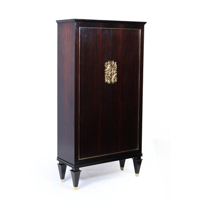 French Art Deco Macassar Ebony Cabinet