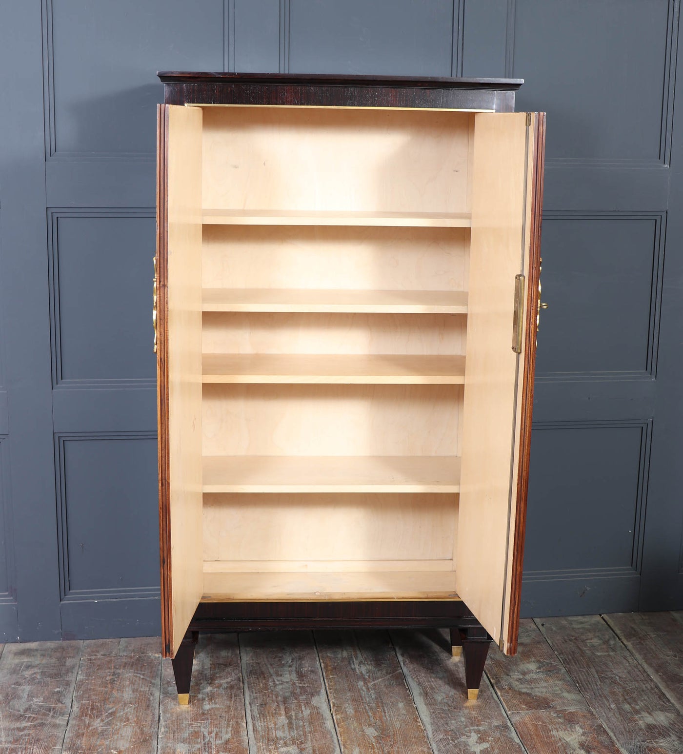 French Art Deco Macassar Ebony Cabinet