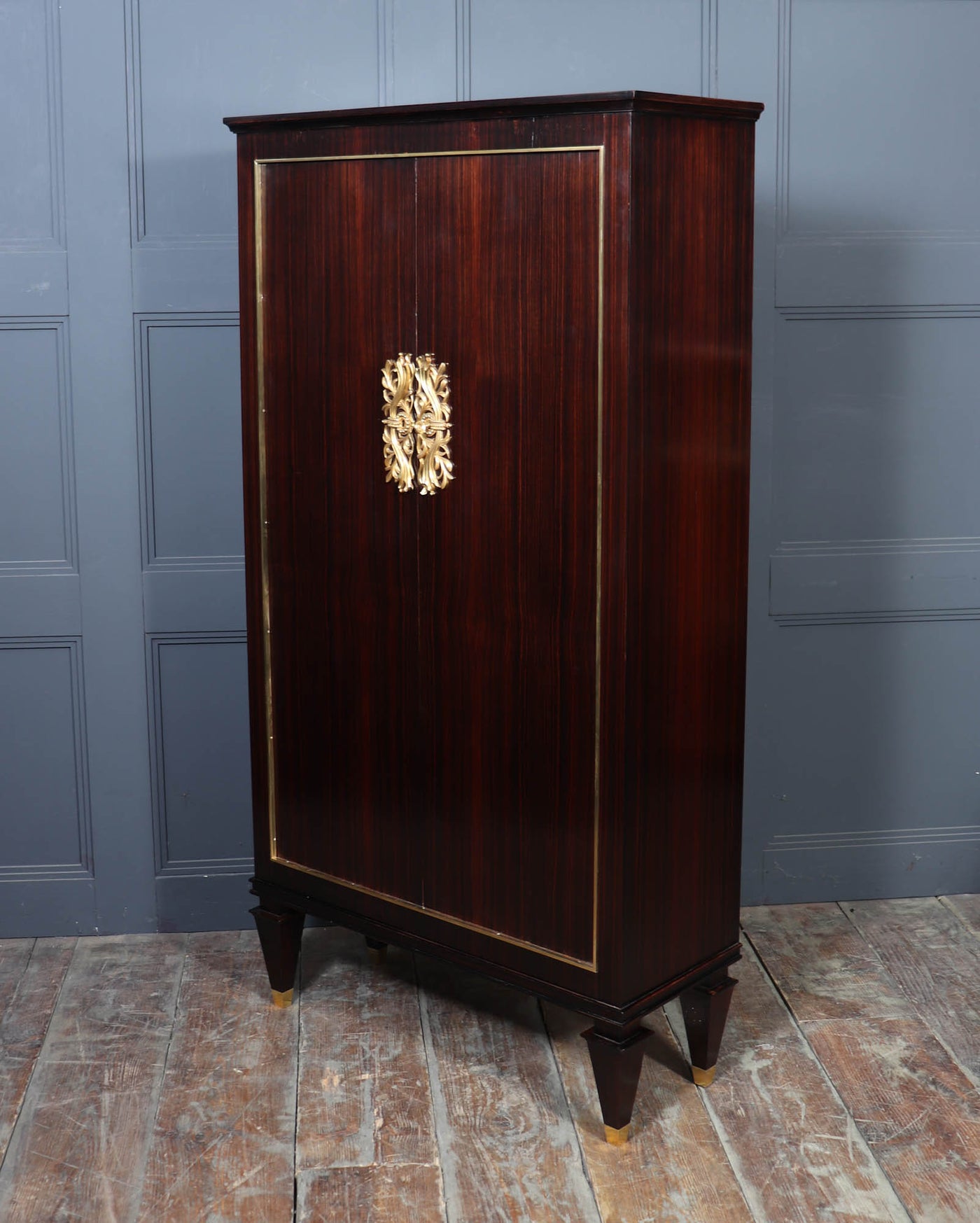 French Art Deco Macassar Ebony Cabinet