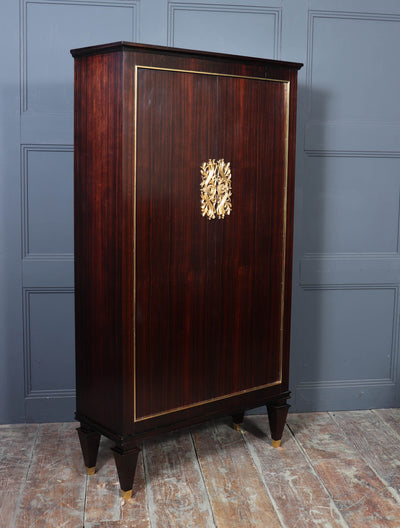 French Art Deco Macassar Ebony Cabinet