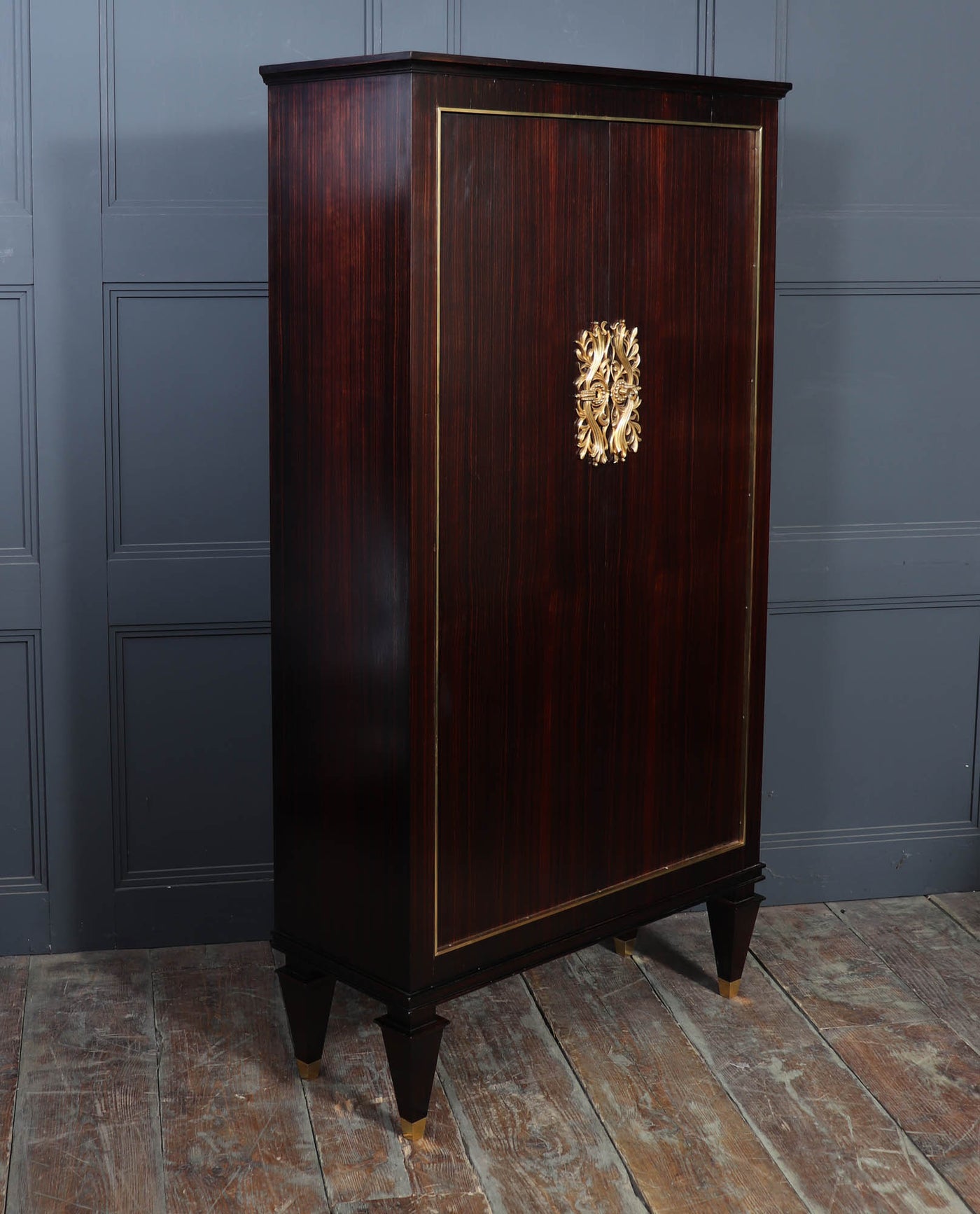 French Art Deco Macassar Ebony Cabinet