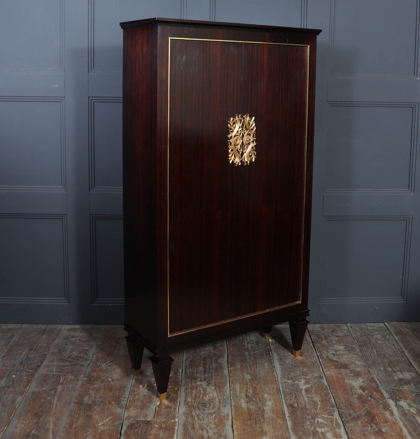French Art Deco Macassar Ebony Cabinet