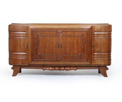 French Art Deco Oak Sideboard circa 1930s