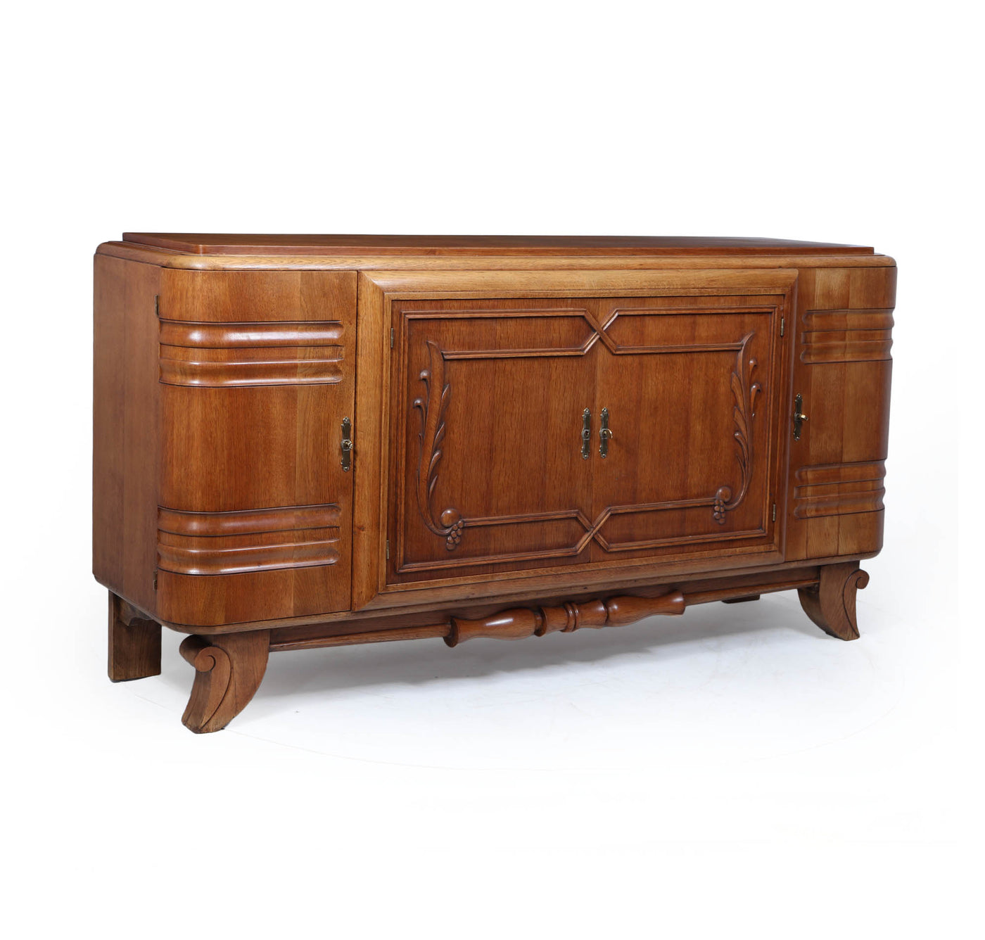 French Art Deco Oak Sideboard circa 1930s