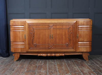 French Art Deco Oak Sideboard circa 1930s