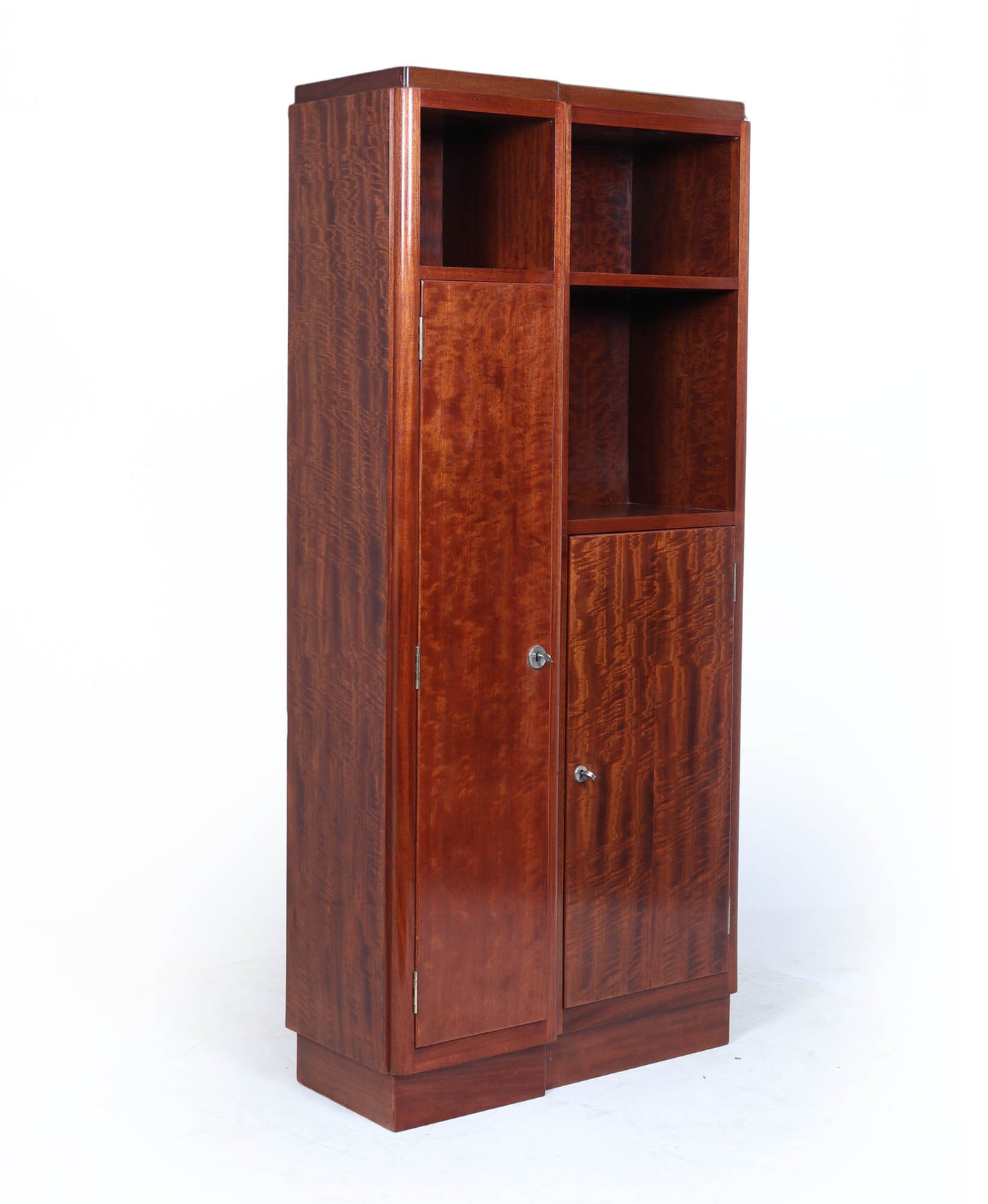 French Art Deco Bookcase / Storage Cabinet, c.1930