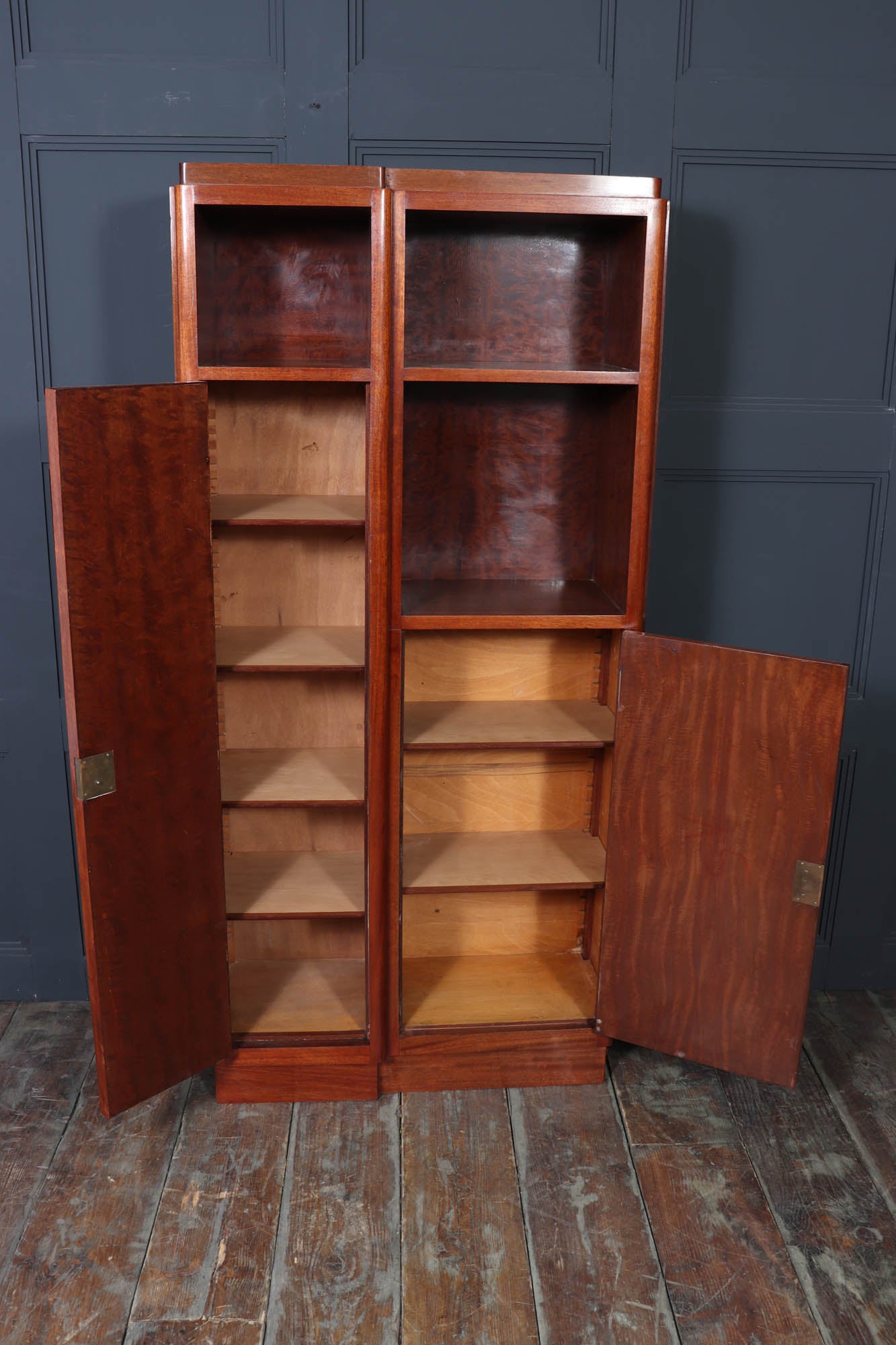 French Art Deco Bookcase / Storage Cabinet, c.1930