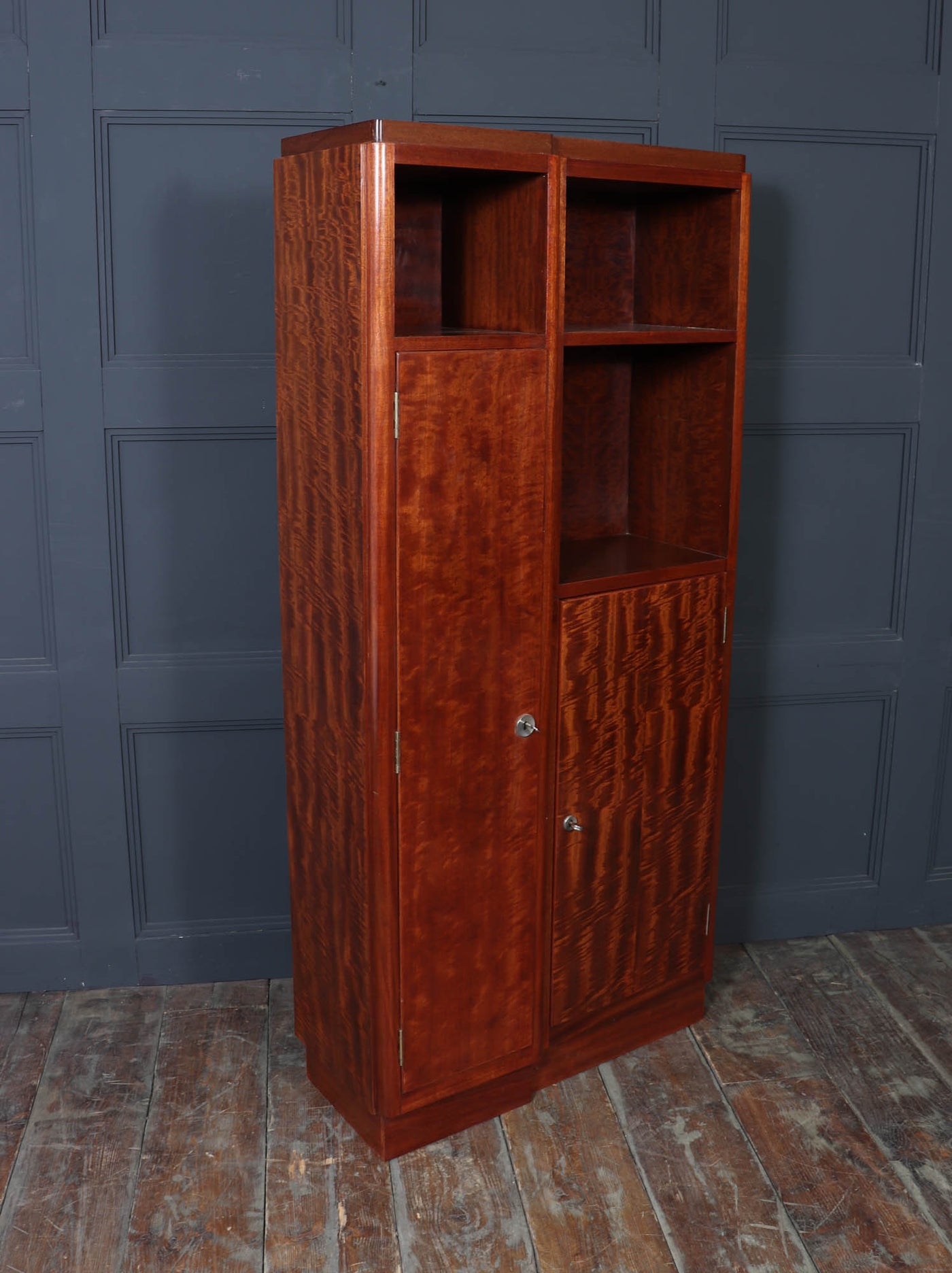 French Art Deco Bookcase / Storage Cabinet, c.1930