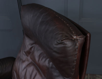 De Sede DS-31 Armchair and Footstool in Leather, Switzerland, c.1970s