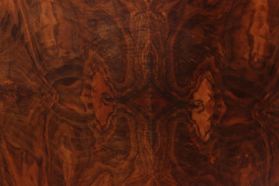 English Art Deco Walnut Sideboard , c.1930s