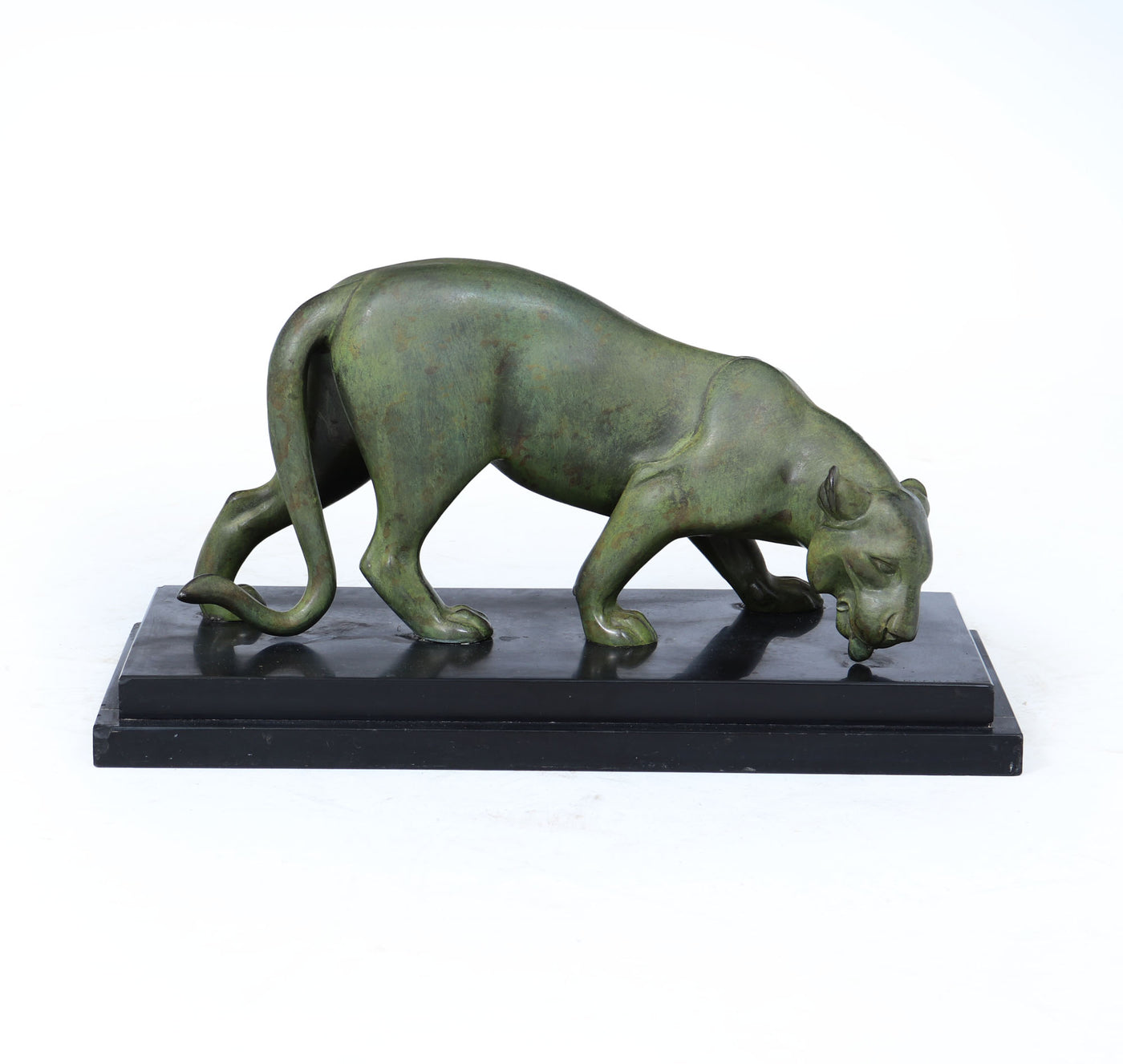 French Art Deco Bronze Panther by Irénée Rochard, c.1920s
