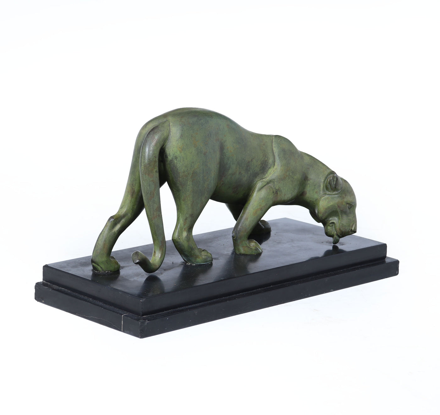 French Art Deco Bronze Panther by Irénée Rochard, c.1920s