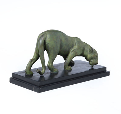 French Art Deco Bronze Panther by Irénée Rochard, c.1920s