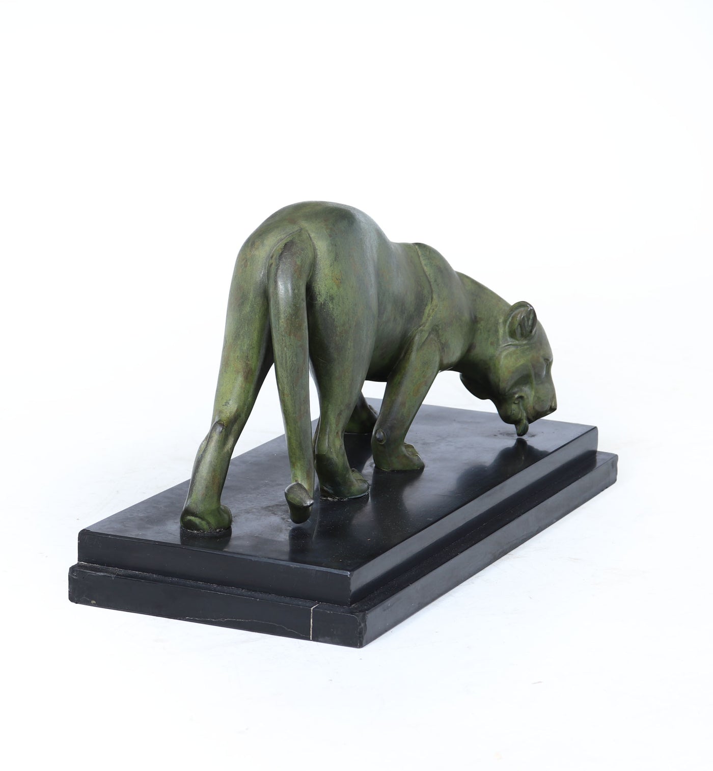 French Art Deco Bronze Panther by Irénée Rochard, c.1920s