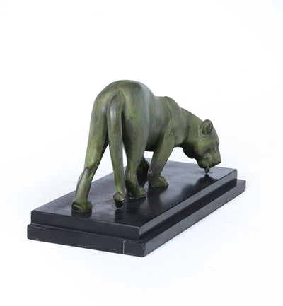 French Art Deco Bronze Panther by Irénée Rochard, c.1920s