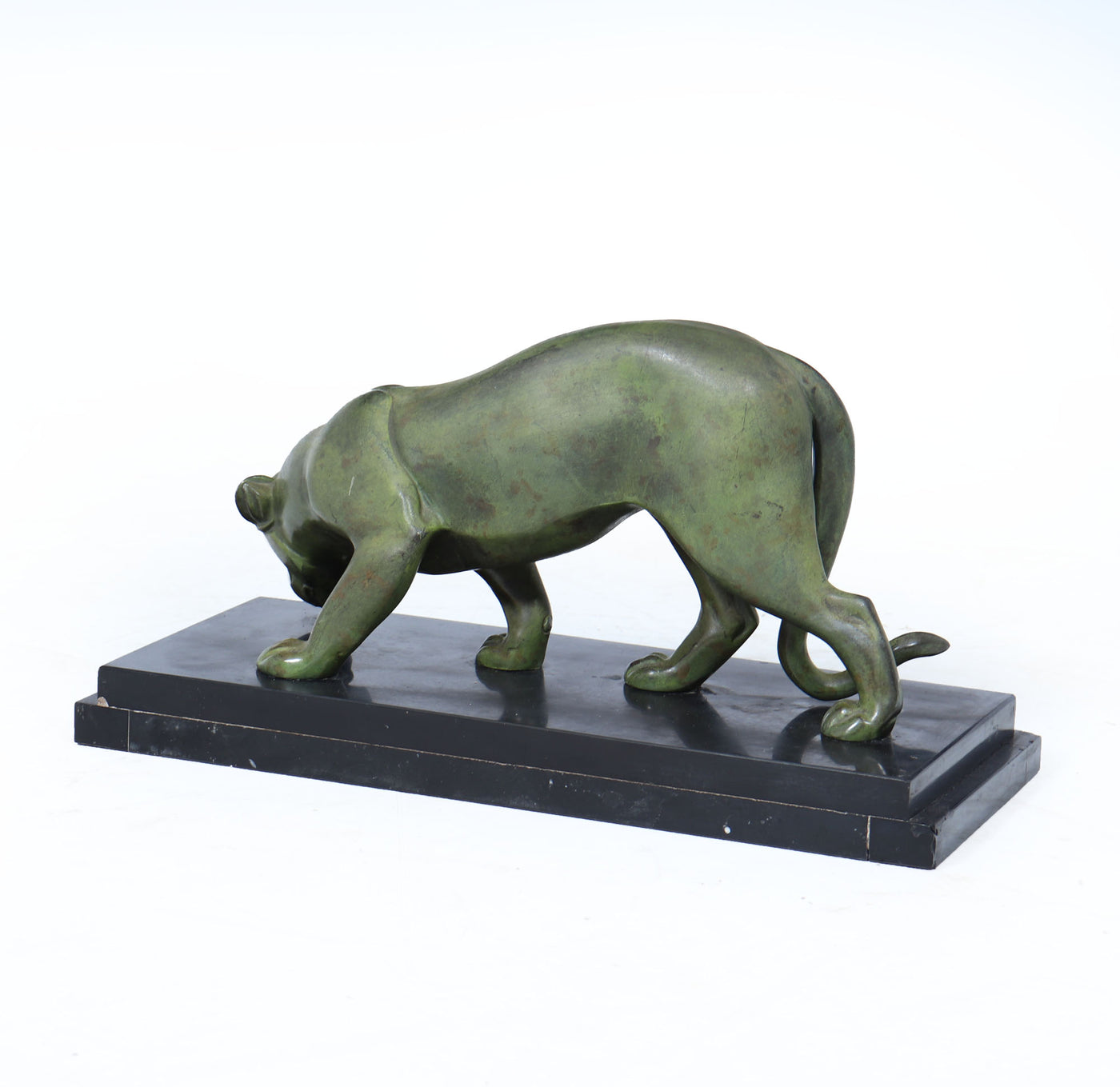 French Art Deco Bronze Panther by Irénée Rochard, c.1920s