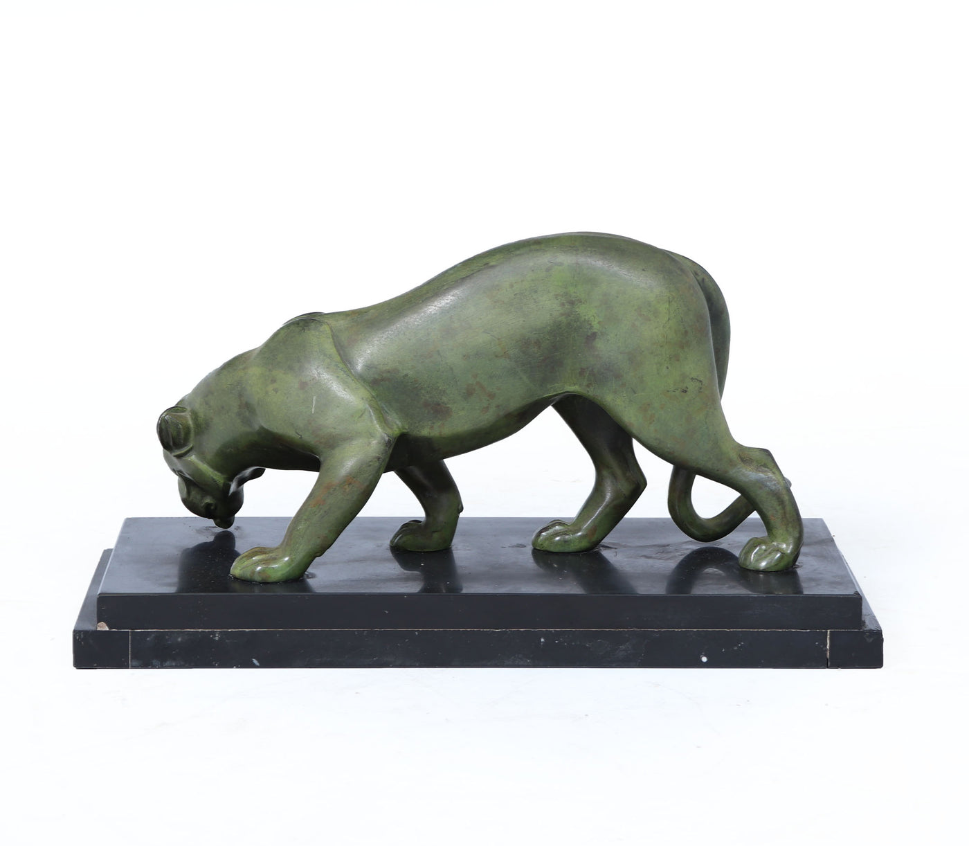 French Art Deco Bronze Panther by Irénée Rochard, c.1920s