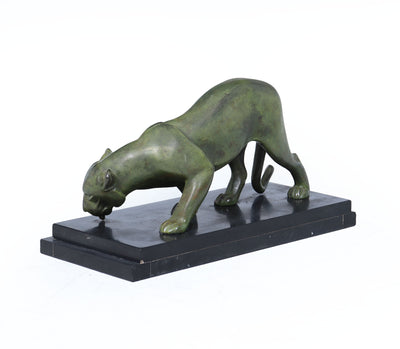 French Art Deco Bronze Panther by Irénée Rochard, c.1920s