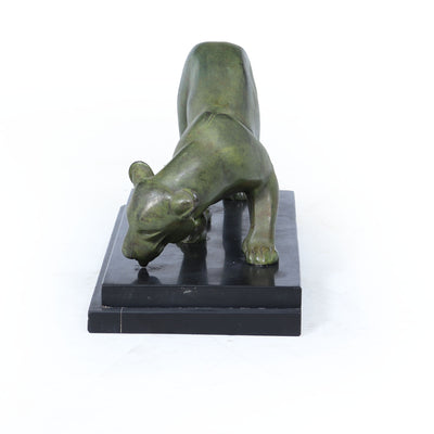 French Art Deco Bronze Panther by Irénée Rochard, c.1920s