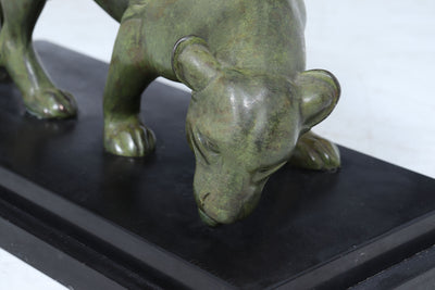 French Art Deco Bronze Panther by Irénée Rochard, c.1920s