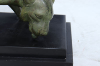French Art Deco Bronze Panther by Irénée Rochard, c.1920s
