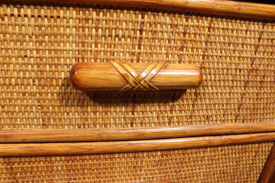 Mid century Bamboo Chest c1970