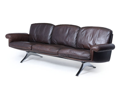 De Sede DS-31 Three-Seater Sofa in Leather, Switzerland, c.1970s