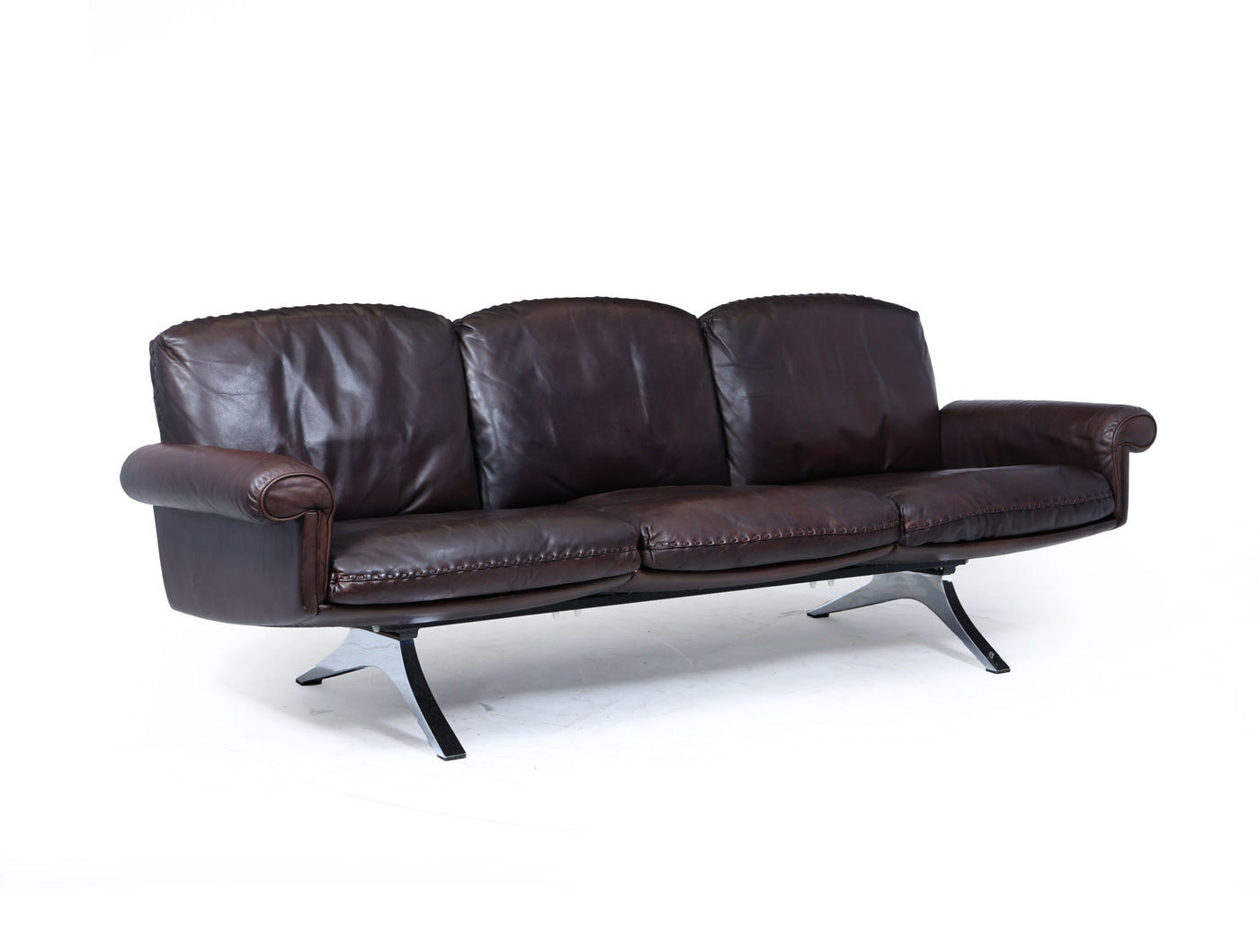 De Sede DS-31 Three-Seater Sofa in Leather, Switzerland, c.1970s