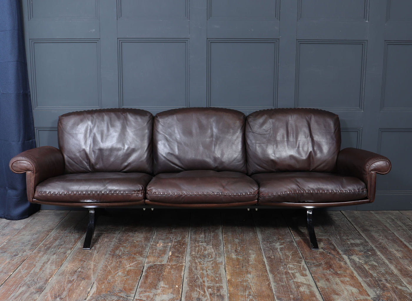 De Sede DS-31 Three-Seater Sofa in Leather, Switzerland, c.1970s