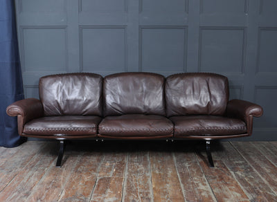 De Sede DS-31 Three-Seater Sofa in Leather, Switzerland, c.1970s