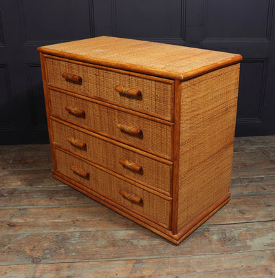 Mid century Bamboo Chest c1970